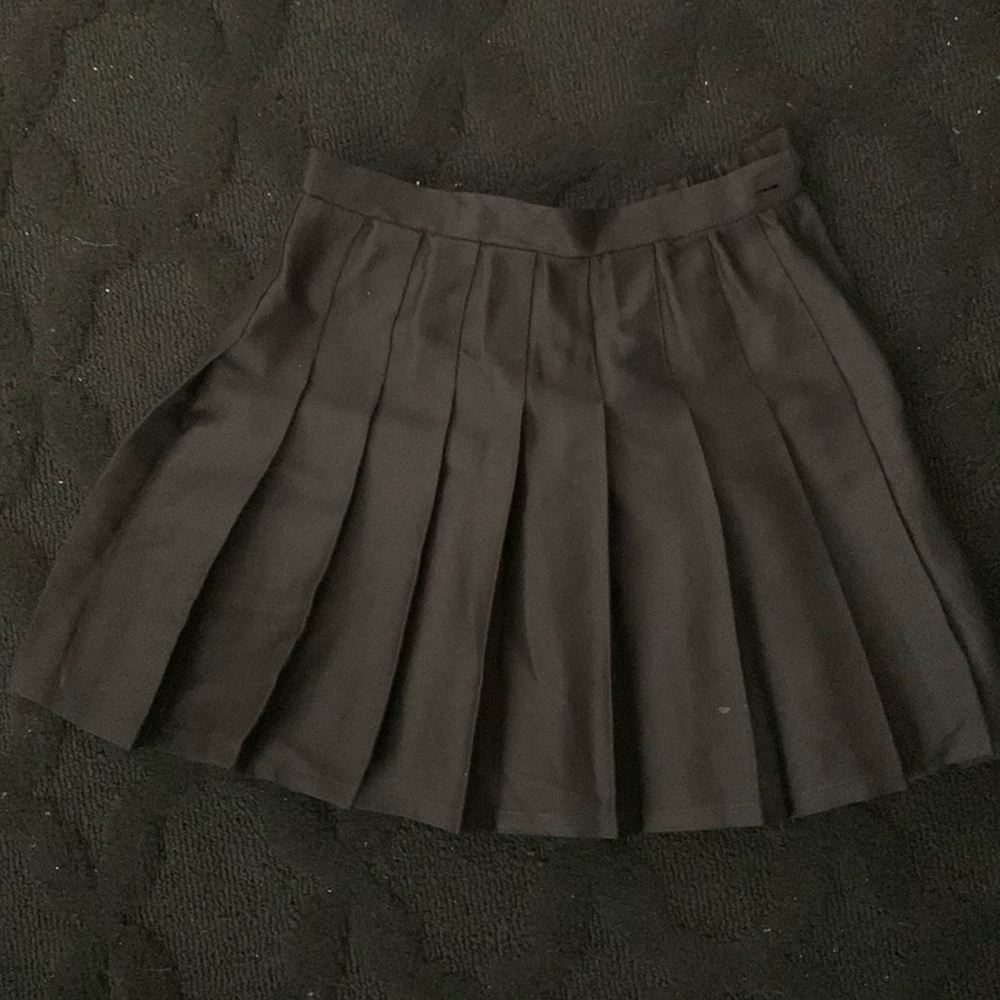 Black high rise skirt